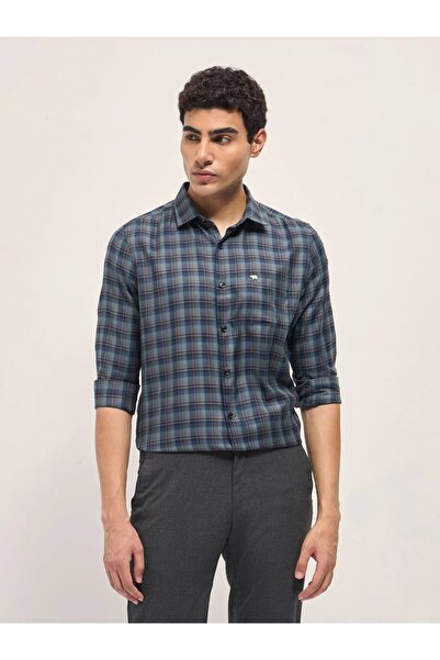 The Bear House قميص رجالي بأكمام طويلة، مصنوع من قماش ناعم ومريح يسمح بمرور ا...