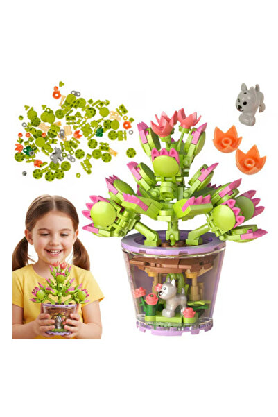 ISO TRADE ISO TRADE flower construction set, 172 pieces, 3D creative game, AB...