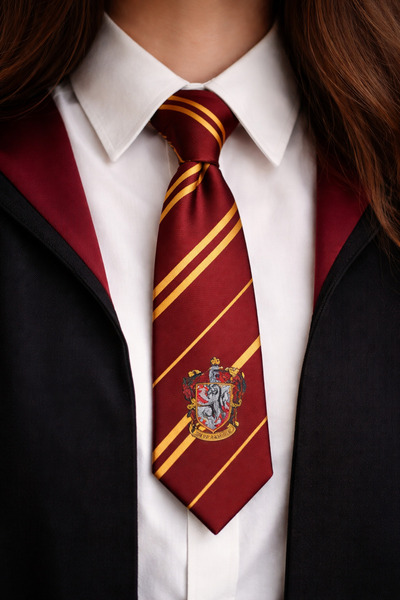 HER ŞEY NOTA www.herseynota.com Cravată roșie cu model Harry Potter Gryffindo...