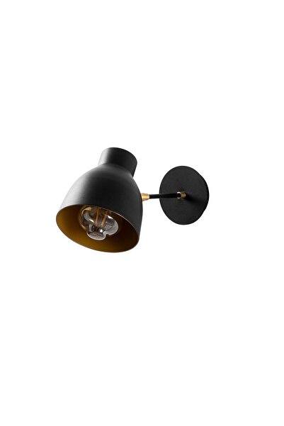 AmberLED Modern Metal Body Single Sconce with Fuzzy Black E27 Compatible