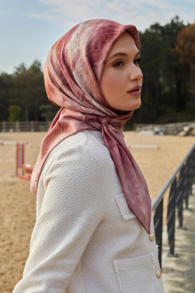 LuvenSara وشاح أوسكار - لون بودرة