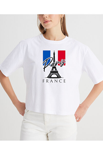 shi dumanlar giyim Tricou unisex pentru bărbați - Paris, Franța cu imprimeu t...