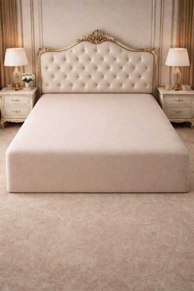 YÜNTEKS Soft Stretchy Cotton Fabric/Cotton Combed Fabric Elastic Fitted Sheet...