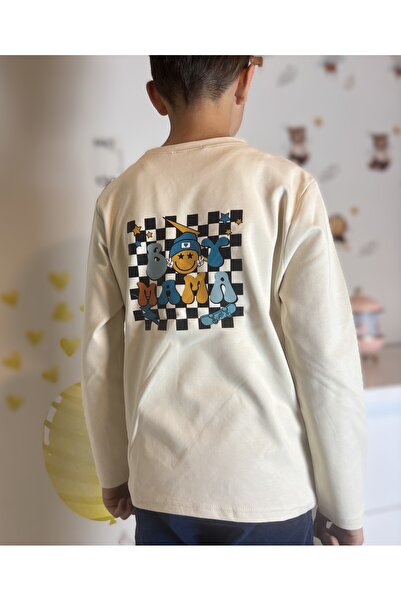 mirkidsclub تي شيرت بأكمام طويلة من قماش الإنترلوك للجنسين