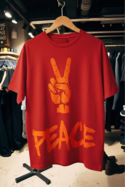 New Shine تي شيرت مطبوع عليه السلام للجنسين