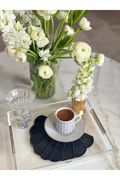 Matis Home Line Aura Ejder Black 2-Pack Coaster