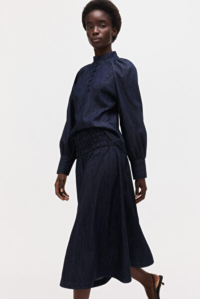 H&M Daire Kloş Kot Etek