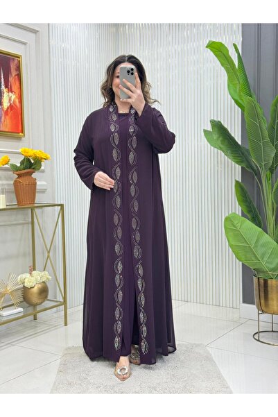 GK Stone Printed Plus Size Dress