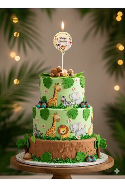 Laviyosa YUVARLAK SAFARİ HAPPY BİRTHDAY MUM