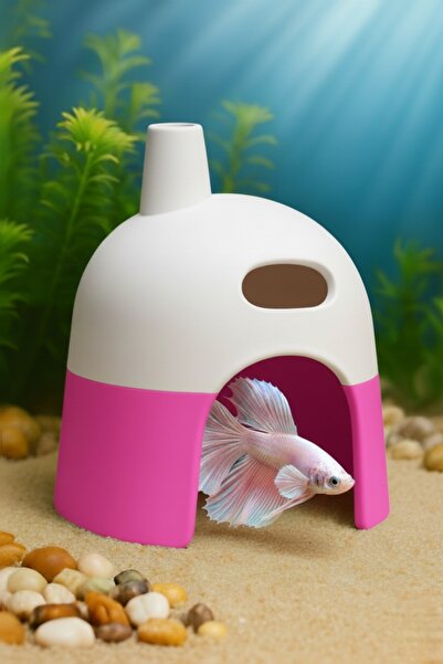 Akvaryum Beta Dinlenme Alanı ✱ Balık Yuvası ✱ Testi ✱ KarmaRenkler ✱ 8*8 Ölçü...