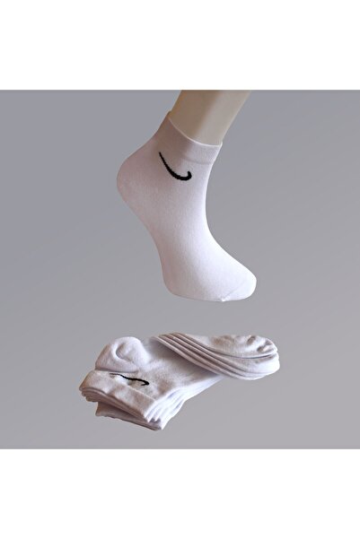 Biçorap06 Erkek Bilek Üstü Çorap 3\'lü Paket - Beyaz