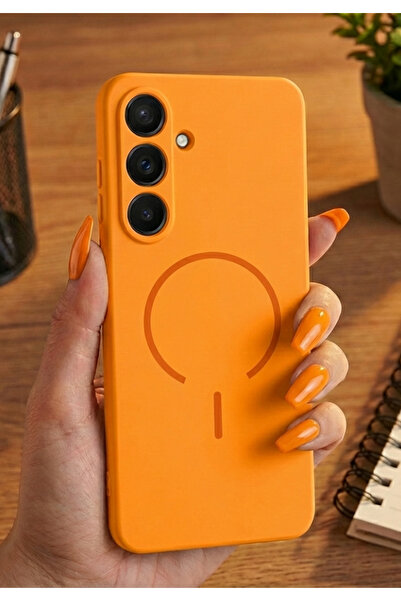 Rivor غطاء متوافق مع هاتف سامسونج جالاكسي A17 مزود بميزة MagSafe، غطاء فاخر ن...