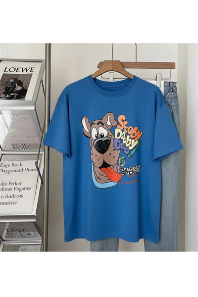 New Shine تي شيرت مطبوع للجنسين من سكوبي دوبي دو