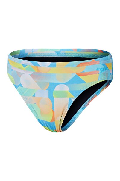 SPEEDO Children's Blue Digi Alov 7cm Brf Jm Swimsuit 8-00315617743