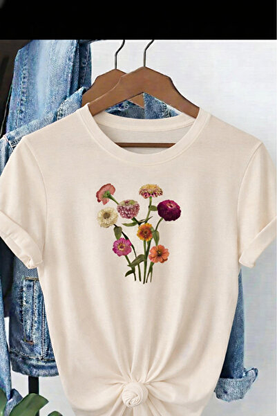 New Shine Flower Printed Unisex T-Shirt