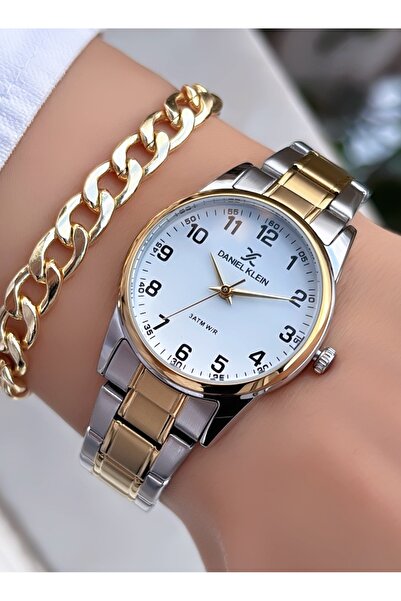Daniel Klein Rakamlı Kadın Kol Saati Faturalı Çelik Kordon - Bileklik Hediyeli