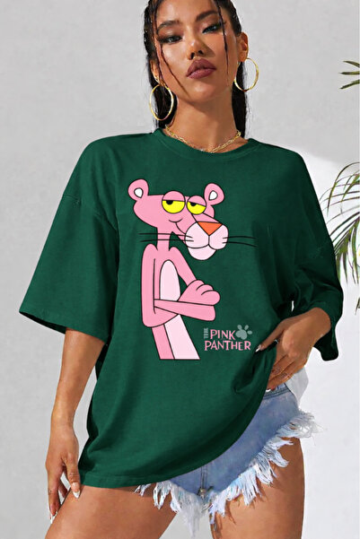 New Shine Pink Panther Printed Unisex T-Shirt