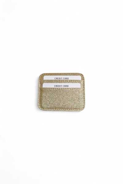 Store Butter Yellow Kadın Işıltılı Simli 5 Bölmeli Kartlık