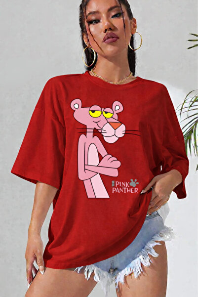 New Shine Pink Panther Printed Unisex T-Shirt