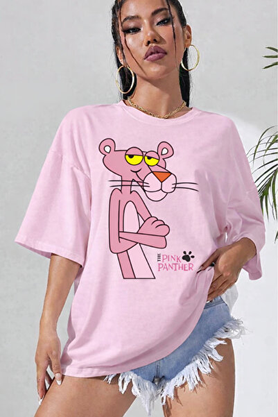 New Shine TRIOC UNISEX CU IMPRIMARE PANTERA ROZĂ