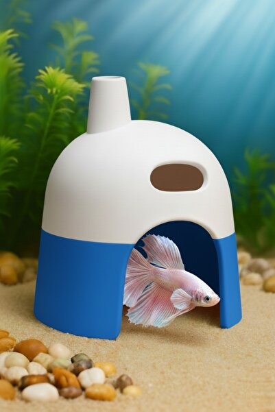 Akvaryum Beta Dinlenme Alanı ✱ Balık Yuvası ✱ Testi ✱ KarmaRenkler ✱ 8*8 Ölçü...