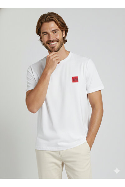 Jack & Jones Men's Basic Printed Solid Color Comfortable Fit Premium Casual T...