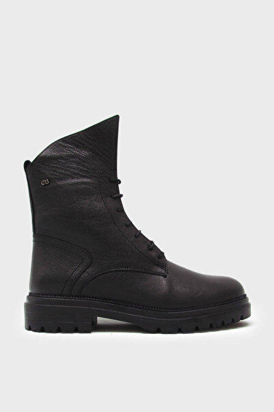 Castle Black Women's Leather Boots Black Cb3753-1