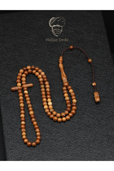 Hallac Dede 99 mărgele de rugăciune din catifea de 4 mm, cutie cadou din cati...