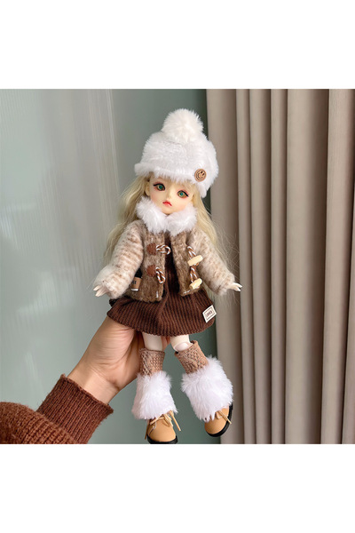 Choice ملابس فقط (أول ثلج شتوي) دمية بي جيه دي مقاس 30 سم، طقم ملابس شتوية بم...