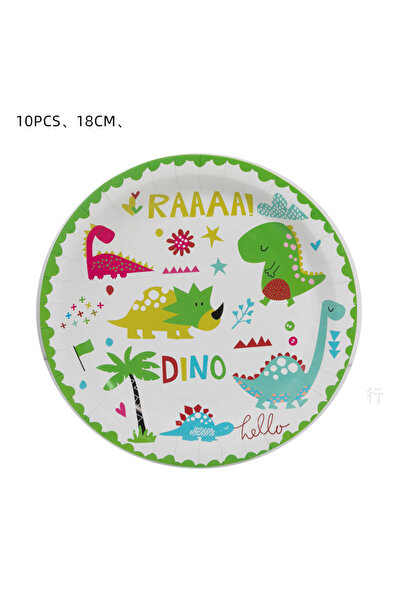 Choice 10pcs 7inch plates Dinosaurs Birthday Party Decoration Paper Cups Plat...