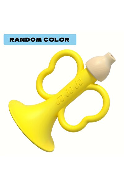 Choice بوق تسنين أصفر للأطفال، لعبة حسية لتسنين الأطفال، لعبة تسنين ناعمة، لت...