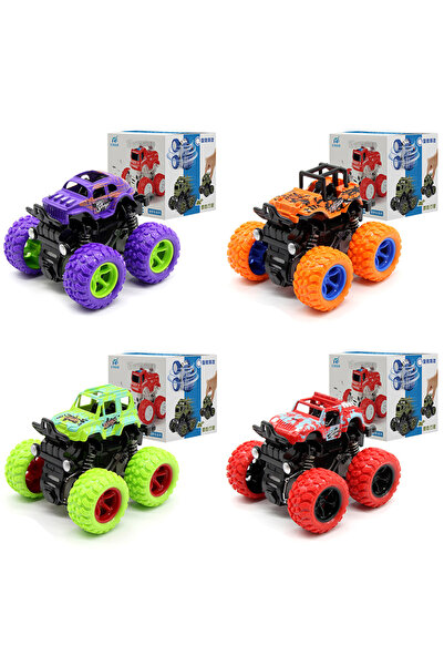 Choice5 أربع قطع من ألعاب الشاحنات الجديدة تعمل بالاحتكاك، سيارات ألعاب ادفعه...