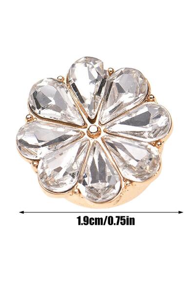 Choice A Clip on Rhinestone Button Covers Jewelry Clip on Rhinestone Buttons ...