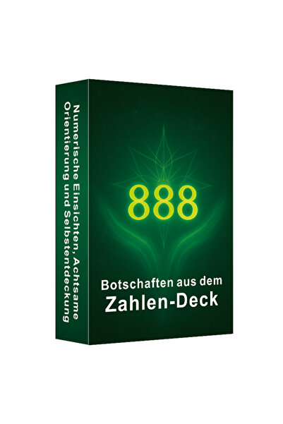 Choice D703 German Oracle Deck, 48 Number-Theme Cards for Self-Reflection, En...
