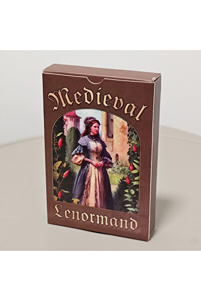 Choice مجموعة أوراق أوراكل لينورماند البنية من العصور الوسطى، 36 ورقة مطبوع ع...