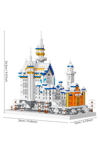 Choice With Box Swan Castle 2800PCS Germany Swan Stone Castle Micro Building ...