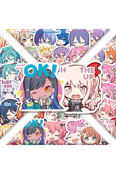 Choice بانداي 60 قطعة 10/30/60 قطعة مشروع سيكاي: المرحلة الملونة!! ملصقات ألع...