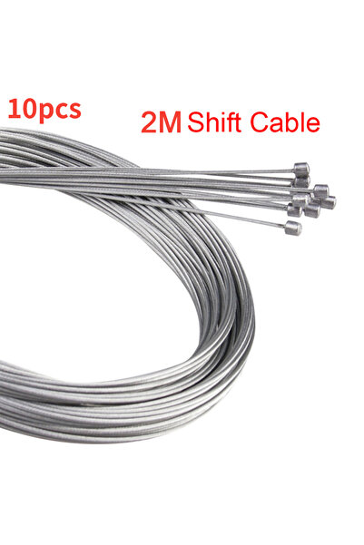 Choice1 كابل ناقل الحركة، 5 قطع، طول 2 متر، سلك فرامل دراجة جبلية، كابل ناقل ...