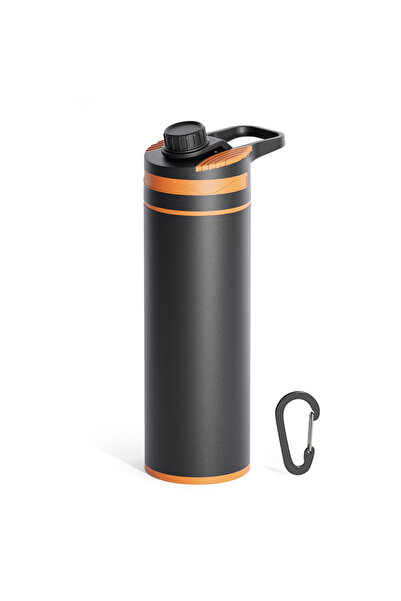 Choice Orange Clearly Filtered Water Bottle Ultra-Fine Filter Portable Outdoo...