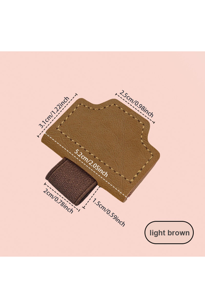 Choice 1PS light brown High appearance magnetic bookmark, creative and fresh,...