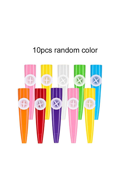 choice2 10pcs random color 2~20pcs Plastic Kazoo Portable Musical Instrument ...