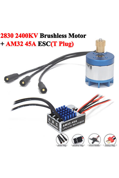 Choice قابس T بقدرة 2400 كيلو فولت و45 أمبير، وحدة تحكم إلكترونية AM32 بقدرة ...