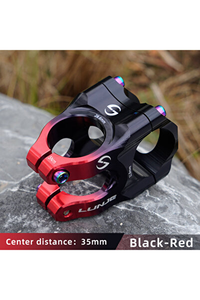 Choice جذع دراجة جبلية أسود وأحمر مصنوع بتقنية CNC، 31.8 مم، دراجة جبلية/طريق...