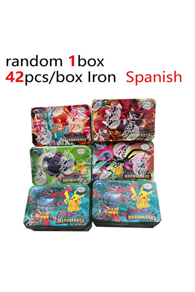 Choice1 علبة إسبانية واحدة تحتوي على 42 قطعة، 181 قطعة، علبة معدنية حديدية، ب...