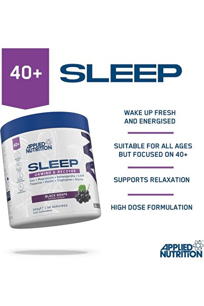 applied nutrition Sleep Support Zinc Çinko Reishi Magnesium Glycine Theanine ...