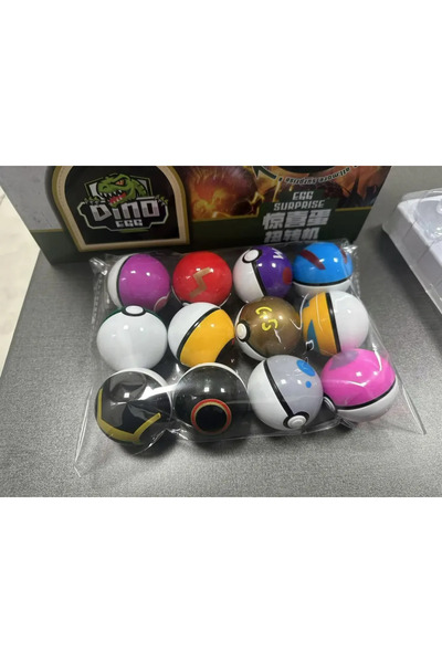 Choice مجموعة من 12 قطعة من مجسمات بوكيمون (بيكاتشو، بوكيبول) - بدون صندوق - ...