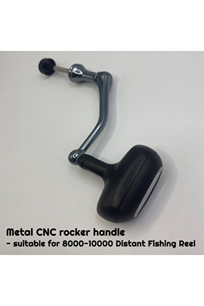 Choice مقبض بكرة صيد معدني CNC قطعة واحدة، سعة 8000-10000 لتر، مقبض بديل لبكر...