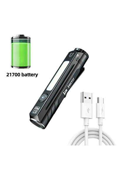 Choice X7pro Portable High Brightness Flashlight COB Work Light Metal Clamp B...