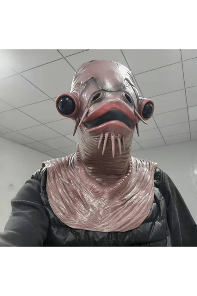 Choice Mask Novelty Halloween Horror Catfish Cosplay Mask with Gloves Costume...