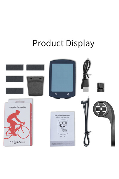 Choice كمبيوتر الدراجة BKV-503-B مقاوم للماء، عداد مسافة الدراجة، شاشة LCD، و...